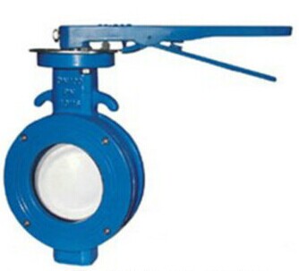 手動對夾式軟密封蝶閥