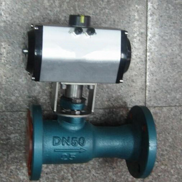 氣動一（yī）體式高溫球閥