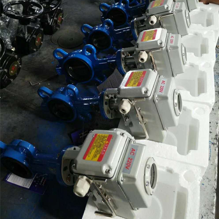 電動（dòng）對夾軟密封蝶閥