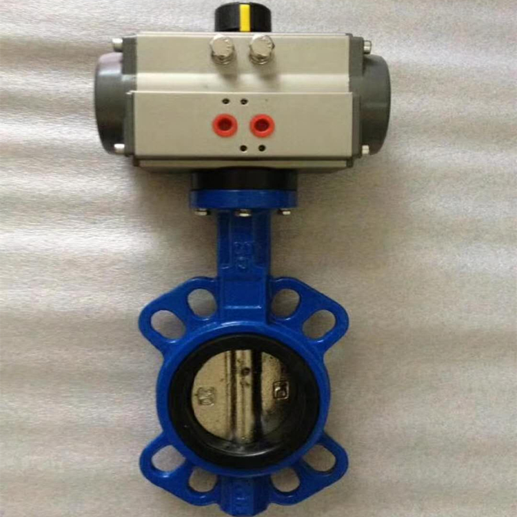 氣動對夾式軟密封蝶閥