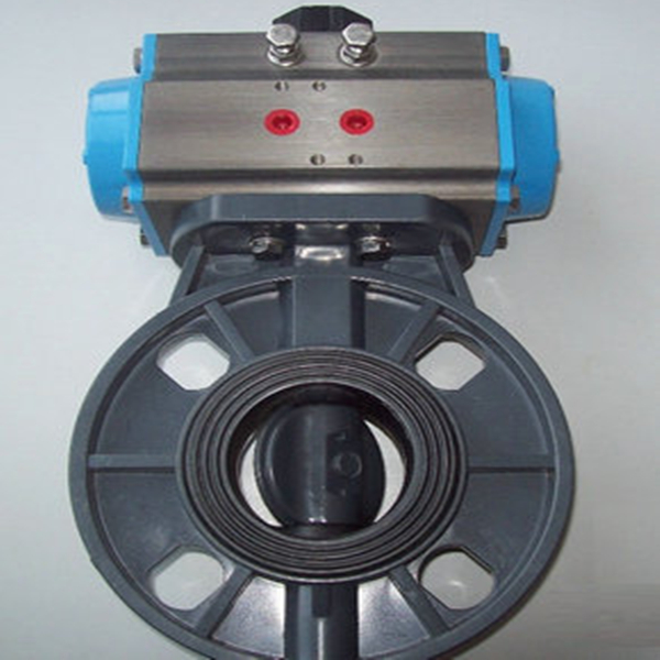 氣動（dòng）UPVC塑料蝶閥