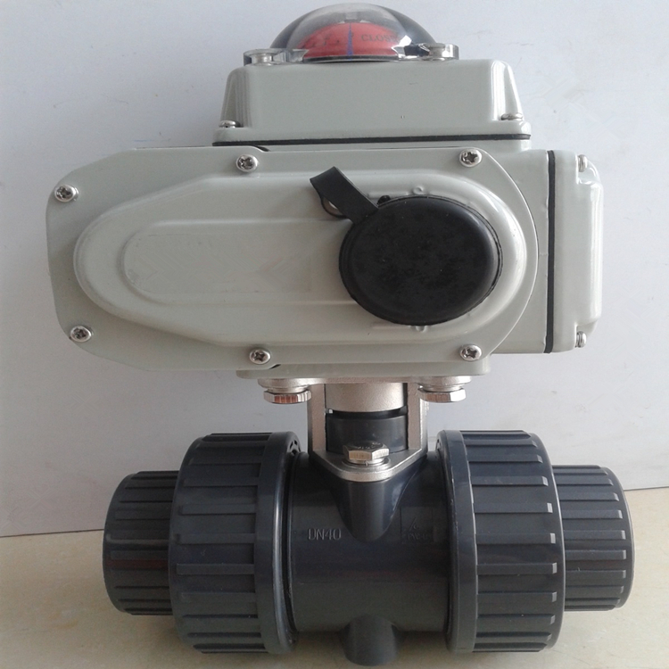 電（diàn）動UPVC塑料球閥